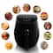 MegaChef 3.5qt. Sleek Black Airfryer & Multicooker With 7 Pre-programmed Settings
